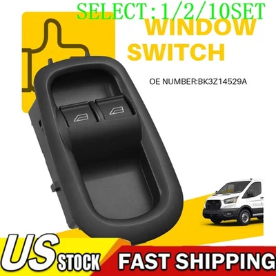 Front LH Power Window Switch For 15-21 Ford Transit-150 250 350 3.5L 3.7L 1~10X - Image 1 of 4