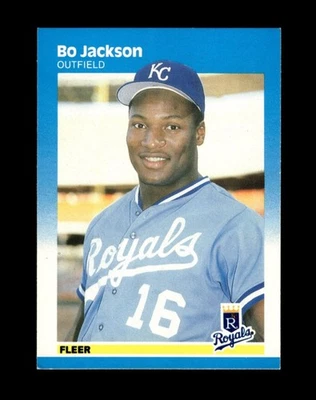 Fleer Set-Break #369 1987 Bo Jackson RC VG-VGEX (arrugue) *GMCARDS* Foto 1 de 2