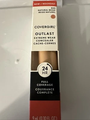 COVERGIRL Outlast Extreme Wear 24HR Concealer - 840 Natural Beige 0.30 Oz - Image 1 of 4