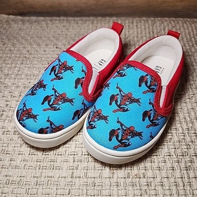 Кроссовки без шнурков Gap Kids для малышей ясельного возраста Spider Man размер 5 - Изображение 1 из 4