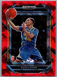 2023 Panini Prizm Draft Picks #59 Zach Lavine Red Cracked Ice UCLA - Picture 1 of 2