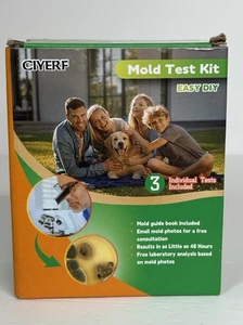 Kit de Prueba de Molde para Hogar, Hágalo Usted Mismo Hogar Molde Prueba de Aire con 3 Pruebas Individuales - Imagen 1 de 3
