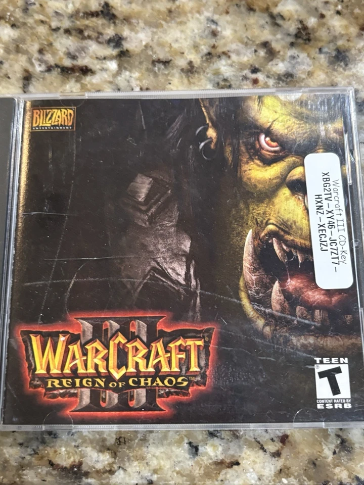 WarCraft III: Reign of Chaos (Windows/Mac, 2002) PC Video Game w CD Key - Image 1 of 4
