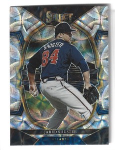 2023 Panini Select Jared Shuster Concourse Scope Prizm No. 25 Atlanta Braves