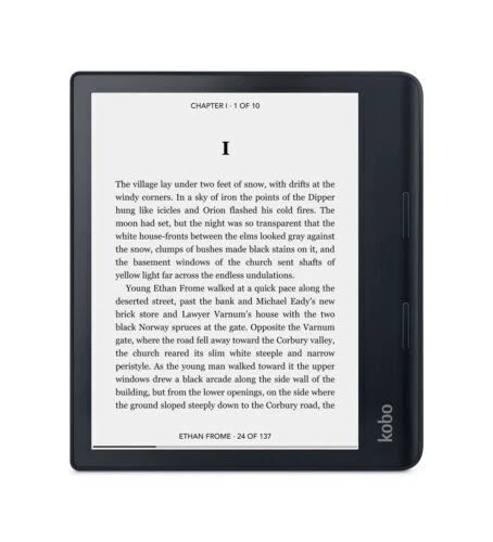 Kobo Sage 32GB, Wi-Fi, (Unlocked) 8 inch E-Book Reader - Black (N778-KU-BK-K-EP)