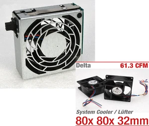 80mm Système Boîtier Fun Delta EFB0812EHF 80X80X32 FSC A3C40039720F #O181 - Photo 1/1