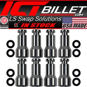 Fuel Injector Spacer 8pc Set LS1 LS6 Intake Manifold/ Fuel Rail to LS3 LSA LS... - Picture 1 of 2