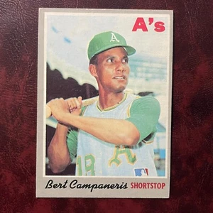 1970 Topps Set BERT CAMPANERIS #205 OAKLAND A'S - EX-MINT *HIGH GRADE* - Picture 1 of 2