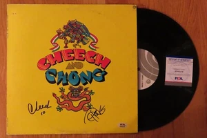 CHEECH MARIN & TOMMY CHONG signed 1971 CHEECH & CHONG Record PSA UP IN SMOKE - Picture 1 of 3