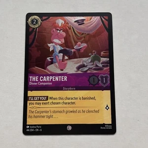 The Carpenter 44/204 Disney Lorcana Azurite Sea Common Cold Foil Card NM - Picture 1 of 2