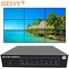 UhD 4K Video Wall Controller 3x3 2x4 4x2 4K60 HDMI DP Wejścia dla 9 telewizorów Łączenie