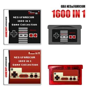 GBA NES & Famicom 1600 in 1 Game Cartridge Flash Card Adapter For GB GBA GBA SP - Picture 1 of 10
