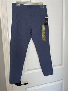 CALVIN KLEIN High-Waist Leggings Size Medium Gray / Blue - Picture 1 of 5