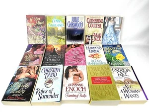 Mixed Author Historical Romance 15 Book Lot Suzanne Enoch Christina Dodd Garwood - Picture 1 of 11