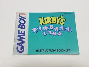 Kirby's Pinball Land Authentic Nintendo Game Boy Original Manual Only - Picture 1 of 17
