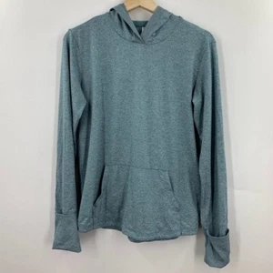 Athleta Girl Uptempo Brushed Fabric Kanga Pocket Thumbhole Sleeve Hoodie SZ XXL - Picture 1 of 13