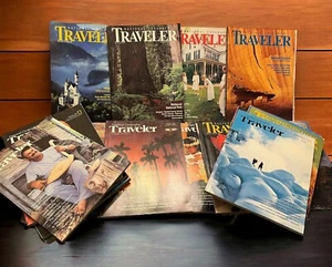 Vintage National Geographic Traveler Magazine Lot of 18 1980's-1990's travel - Imagen 1 de 6