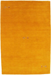 Gold Tribal Pictorial Design Small 3X5 Gabbeh Modern Rug Entryway Decor Carpet