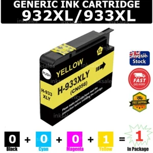 1x Generic 933XL HP933 Yellow Ink Cartridge For HP 6100 6600 6700 7510 7610 7612 - Picture 1 of 2