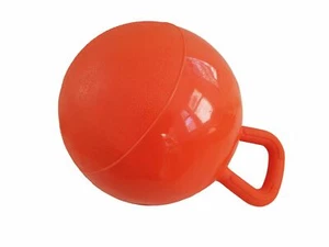 Pferde Spielzeug Weicher und Robuster Spielball Durchmesser ca. 25 cm Orange - Picture 1 of 1