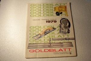 Vintage 1979 Goldblatt Trowel Trades Tools Catalog Kansas City Kansas - Picture 1 of 9