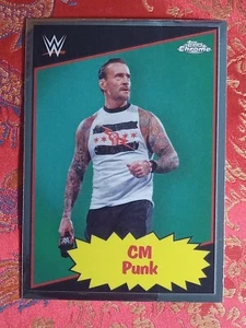 CM Punk 2025 Topps Chrome WWE Wrestling 1985 Parallel #85tc-cm RAW AEW ROH TNA - Picture 1 of 1