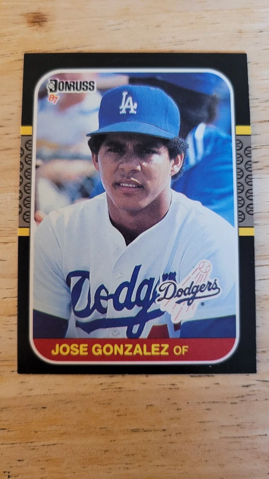 1987 DONRUSS JOSE GONZALEZ RC #525 NM  - Image 1 of 1