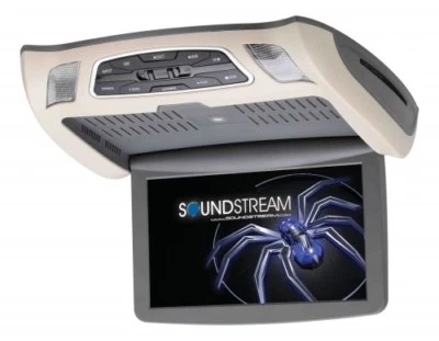 Soundstream 10.3" Flip Down With DVD, 3 Color Skins, USB, SD - VCM-103DM NEW - Image 1 of 3