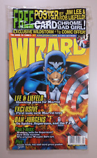 WIZARD MAGAZINE #57 May 1996 IRON MAN CAPTAIN AMERICA Open Bag NO CARD POSTER