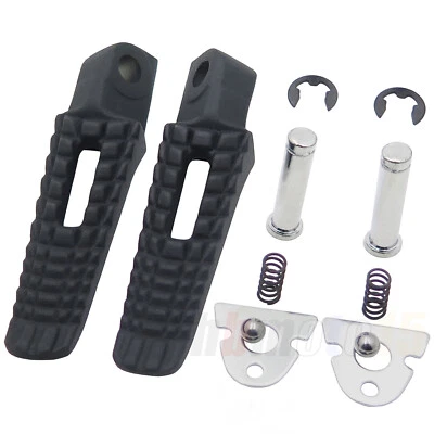 Black Rear Foot Pegs Footrest For Suzuki Gsx-R 600 750 Gsxr 1000 2000 to 2011 - Image 1 of 4
