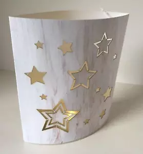 LED Leuchttasche Weihnachtslicht Leuchten beschichtetes Papier 6 Std Timer Weihnachten - Bild 1 von 16