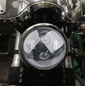 5.75" LED Headlight Hi-Lo lights For Harley Davidson Softail Dyna Softail Sports - Picture 1 of 8