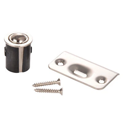 EAST WEST CONSOLIDATED Lot of 4 61960 Closet Door Ball Catch Drive-in Satin Nickel SN Adjustable Steel