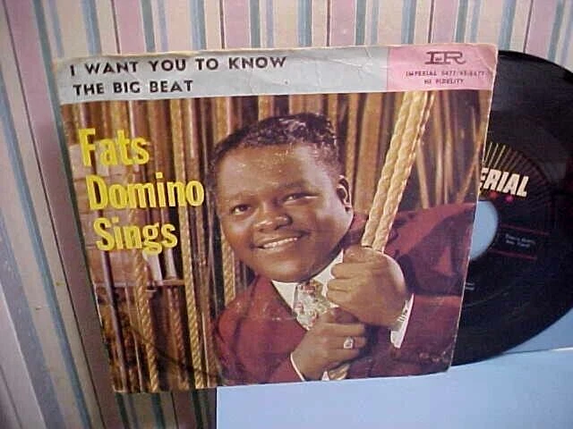 Fats Domino - '57 R&R - EX VINYL & EX AUDIO & VG+ PIC SLEEVE -I Want You To Know - Image 1 of 4