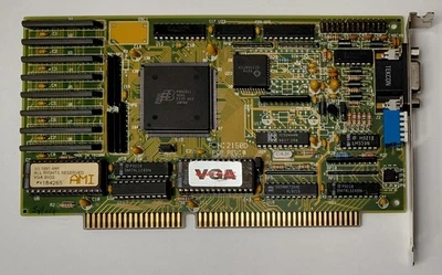 ESCOM 2150D ISA Grafikkarte (S3 911, 86C911, 1MB, retro, 1992) - Bild 1 von 4