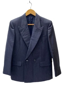 COMME des GARCONS Tailored Jacket Wool NVY Stripe - Picture 1 of 5