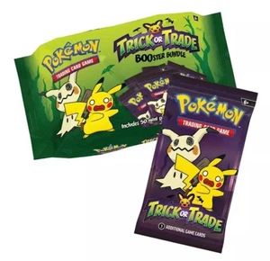 🎃🕸️ Pokémon Trick or Trade 2023 Mini Pack - Sealed Boo-Ster! Spooky Fun! 👻🕸️ - Picture 1 of 2