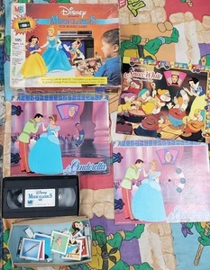 Vintage Disney Movie Classics VCR Board Game Milton Bradley MB Video Complete - Picture 1 of 5