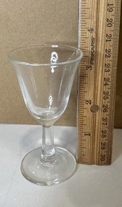 VTG Shot Glass Looks Like Wine Glasses. 3.5" In Tall Made in France - Picture 1 of 6