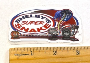 Don Prudhomme Shelby's Super SNAKE Front Engine Dragster Sticker Decal - Picture 1 of 1