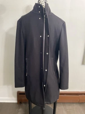 ZARA MEN'S COAT Black SIZE 44 - Image 1 of 4
