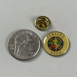 Catholic Church Great Jubilee 2000 Christ Yesterday Today Forever Pin Pinback - Picture 1 of 2