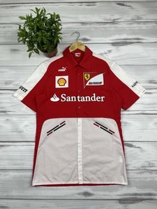 Scuderia Ferrari F1 Team Crew Pit Shirt Puma Mens Small Formula One - Picture 1 of 9