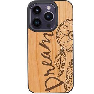 For iPhone 15 Pro Plus 14 13 12 Dream Wood Shockproof Phone Case Cover