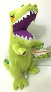 Nuevo Rugrats 11" Verde Reptar Peluche Dinosaurio Nickelodeon Animal Juguete Años 90 RARO - Imagen 1 de 3