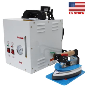 Caldera eléctrica de hierro de vapor industrial 1600 W con tanque de agua de 4 L 110 V - Imagen 1 de 24
