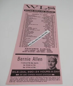 WLS 890 Chicago Top 40 MARCH 11, 1966 #1 California Dreaming Mama's & Papa's - Picture 1 of 3