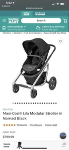 maxi cosi stroller Lila In Black - Picture 1 of 3