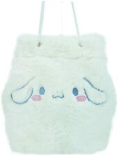 Sanrio Character Cinnamoroll Fur Shoulder Bag White Light Blue Fluffy Japan
