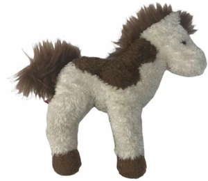 Douglas The Cuddle Toy Plush Stuffed Animal 7” Plush Brown And White Horse - Picture 1 of 2